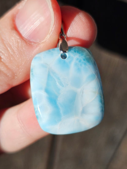 Pendentif en Larimar