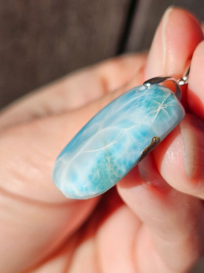 Pendentif en Larimar