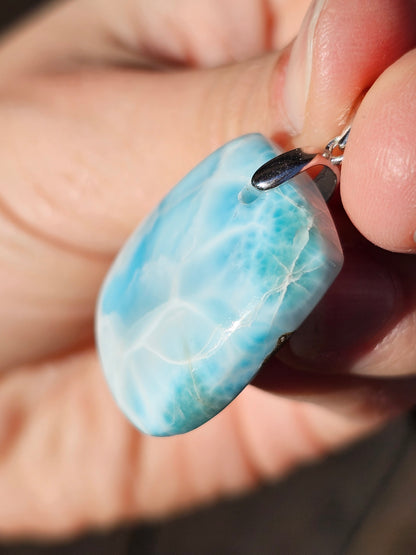 Pendentif en Larimar