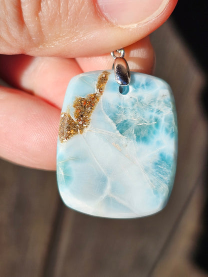 Pendentif en Larimar