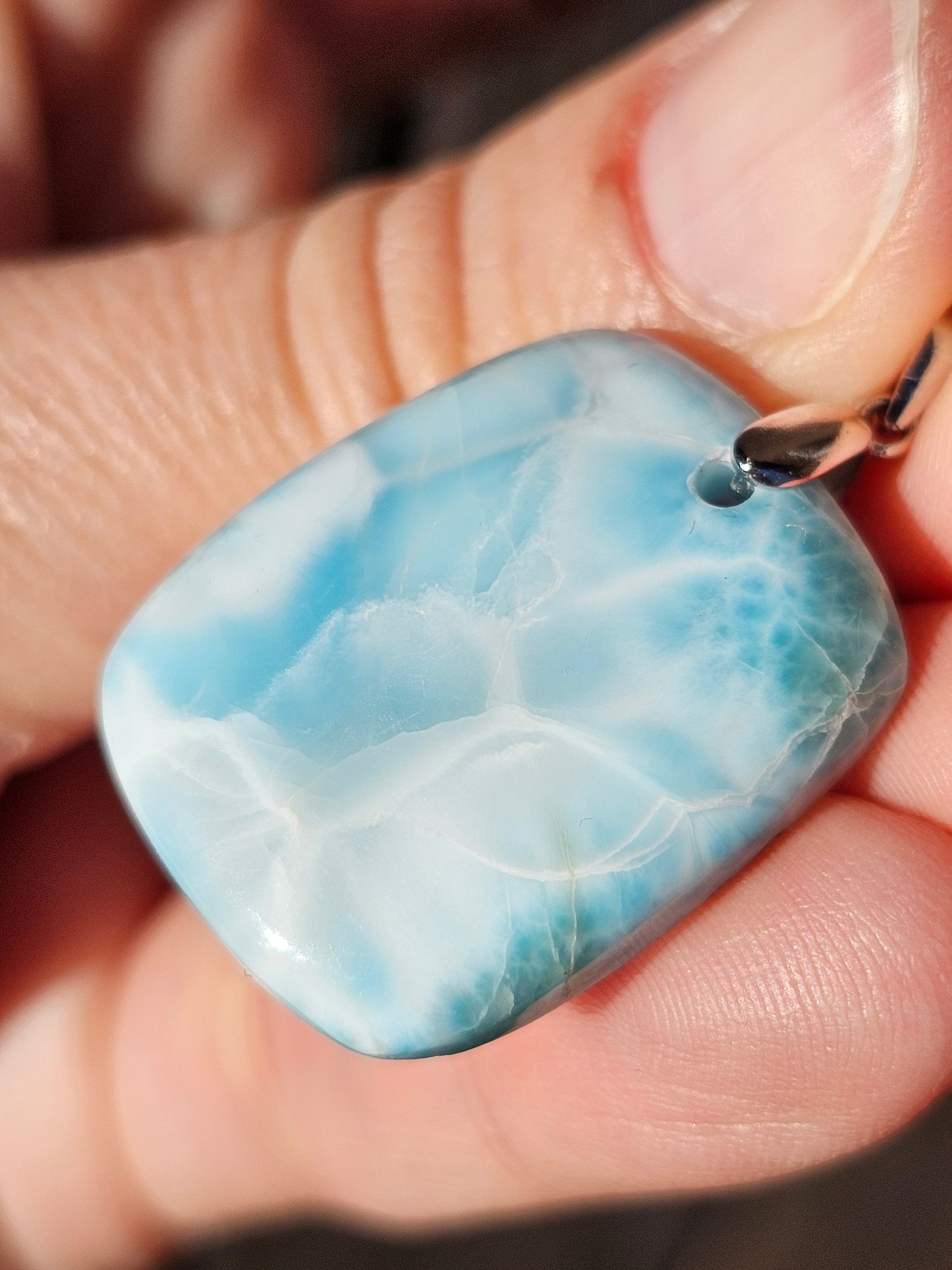 Pendentif en Larimar