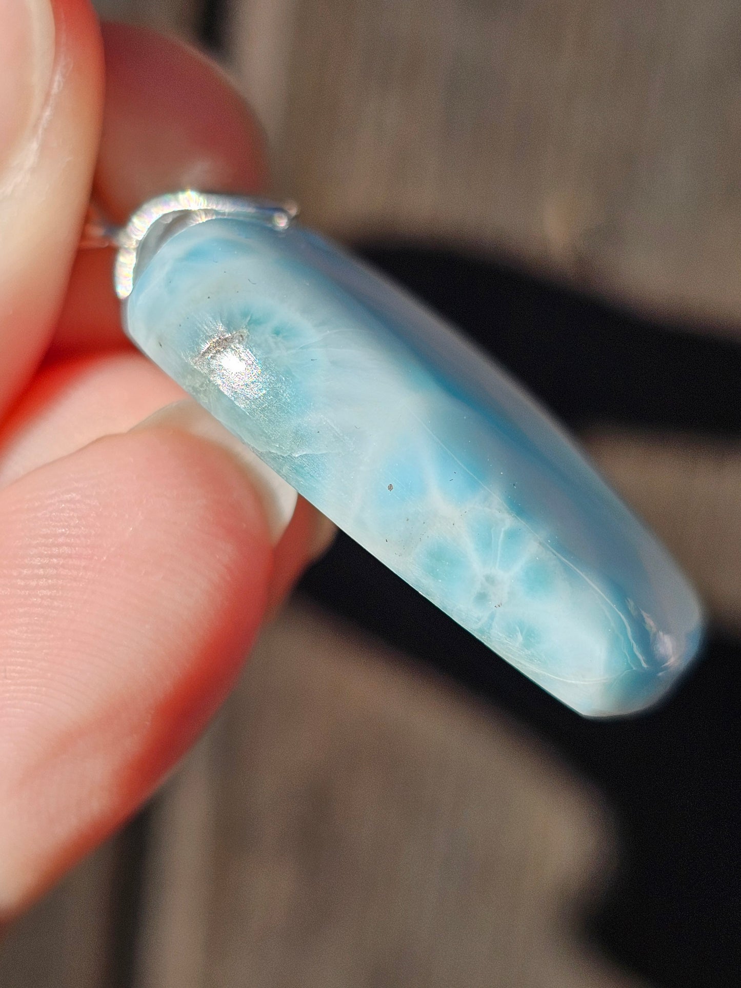 Pendentif en Larimar