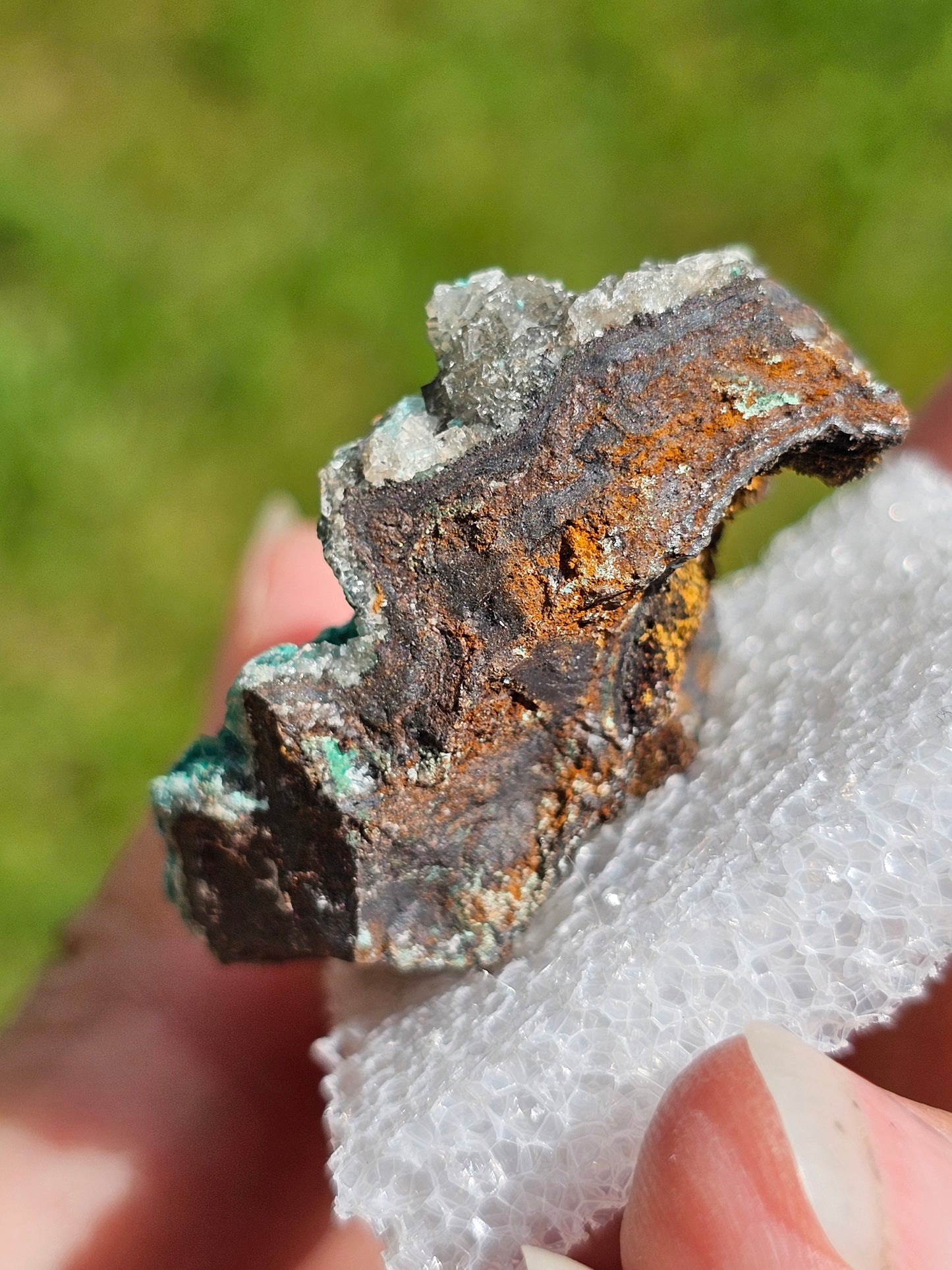 Rosasite du Mexique