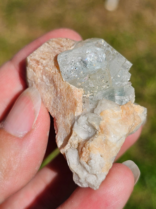 Topaze bleue brute