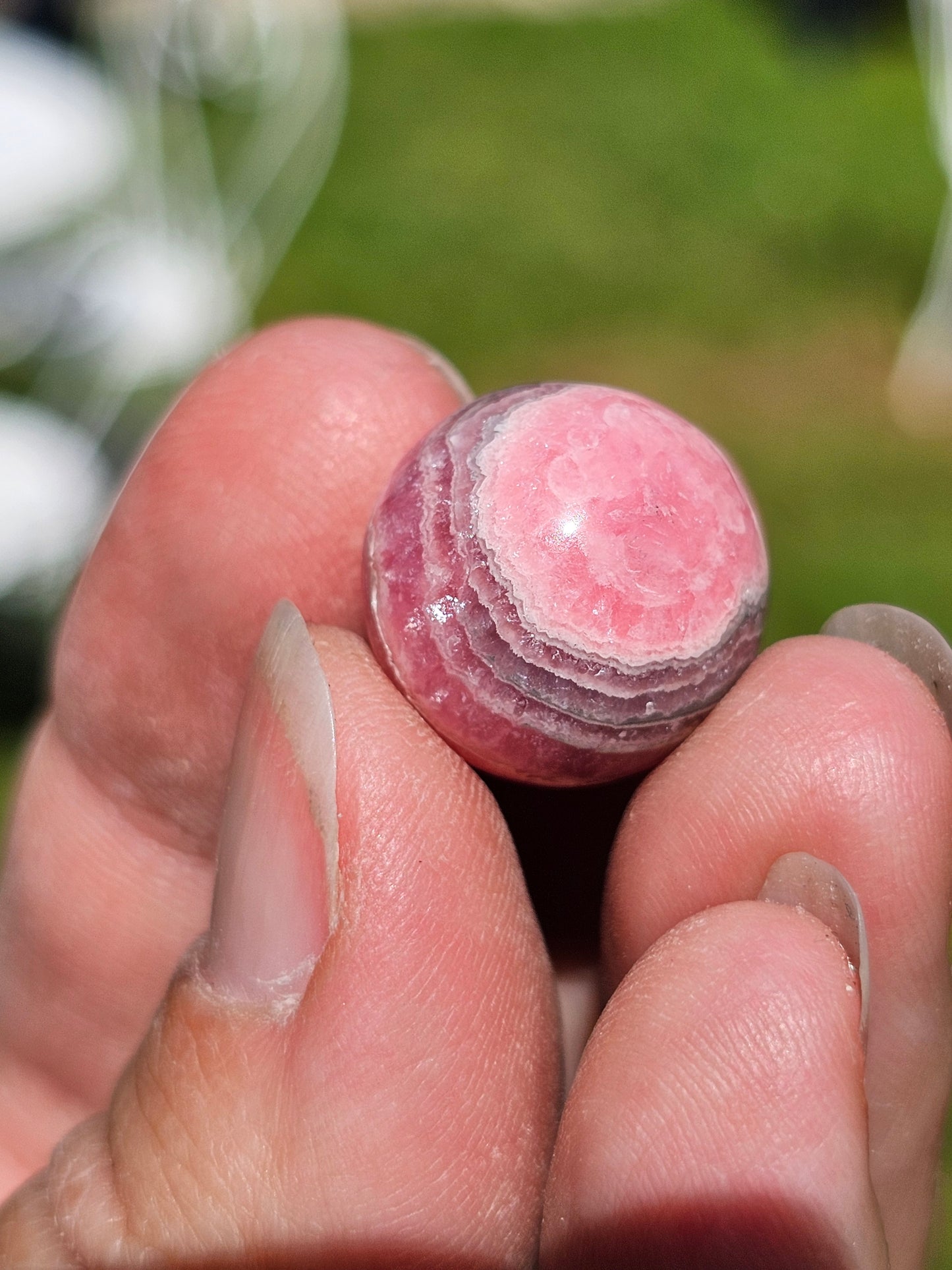 Petite sphère de Rhodochrosite RH10