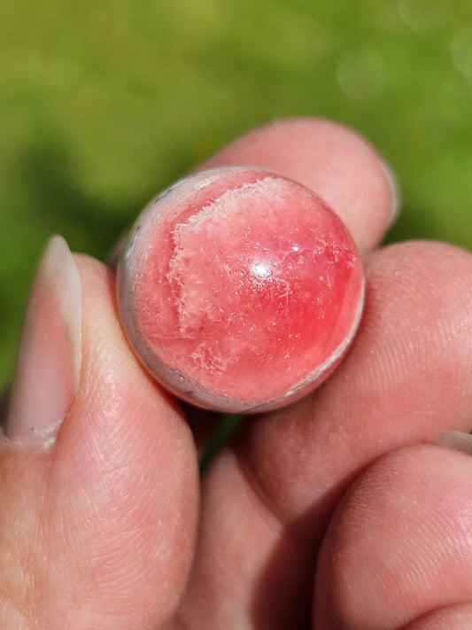 Petite sphère de Rhodochrosite RH12