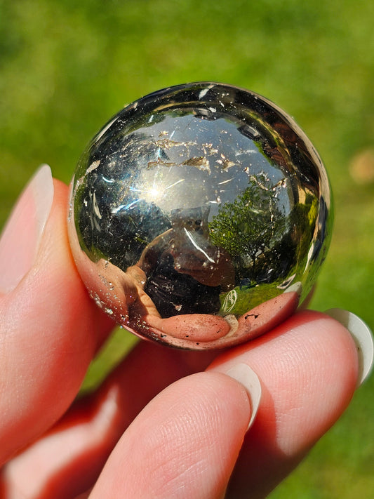 Sphère Pyrite du Pérou n°2