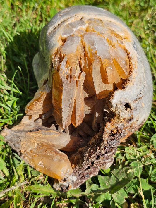 Magnifique Crâne de Quartz du Pérou A