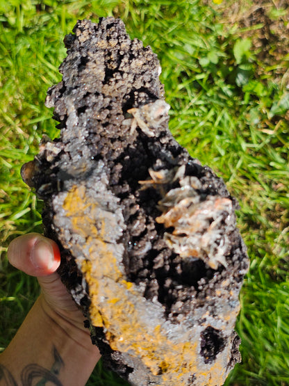 Grosse Goethite du Maroc avec Baryte