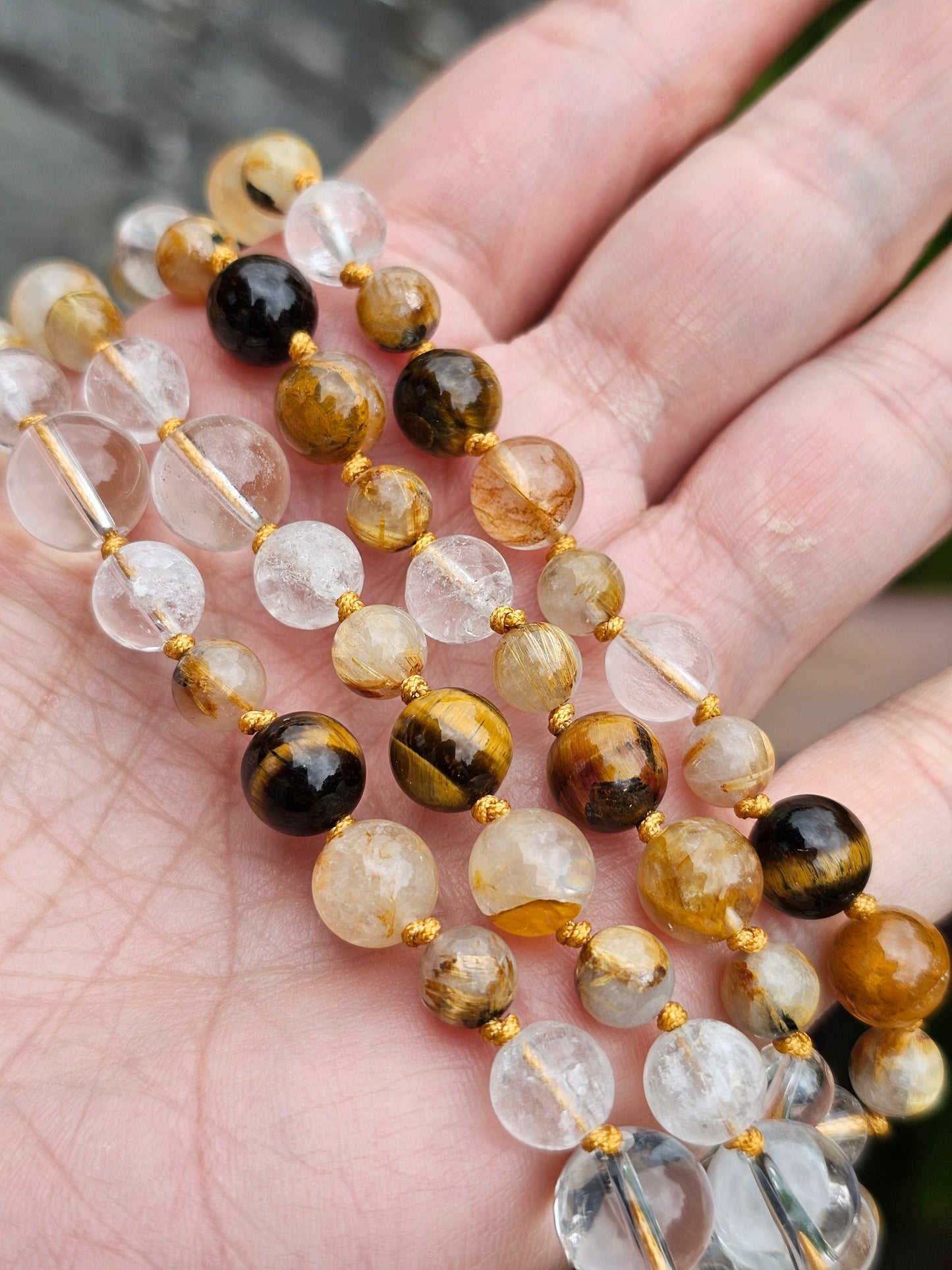 Collier Mala "Powerful" (pendentif à choisir)