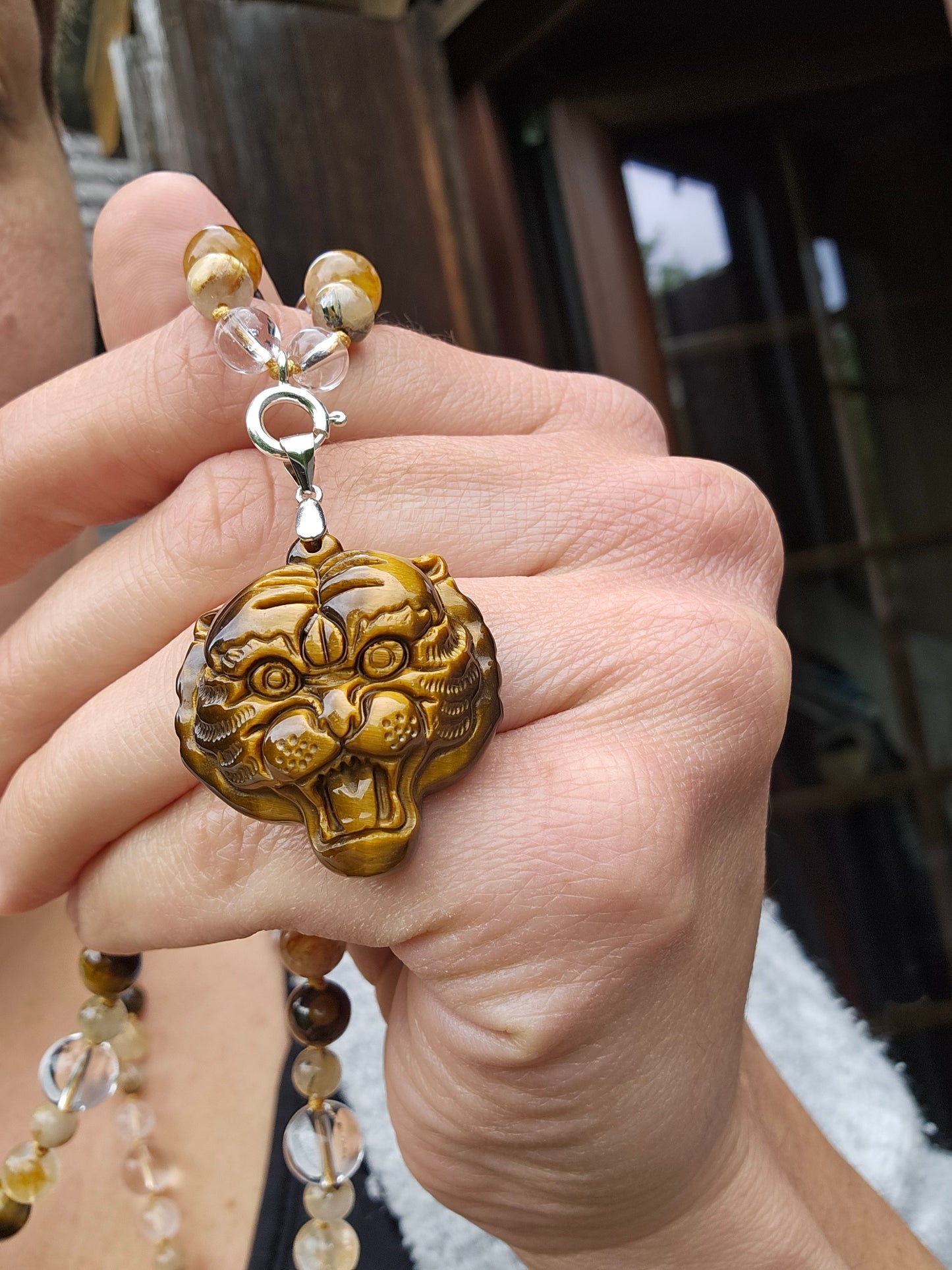 Collier Mala "Powerful" (pendentif à choisir)