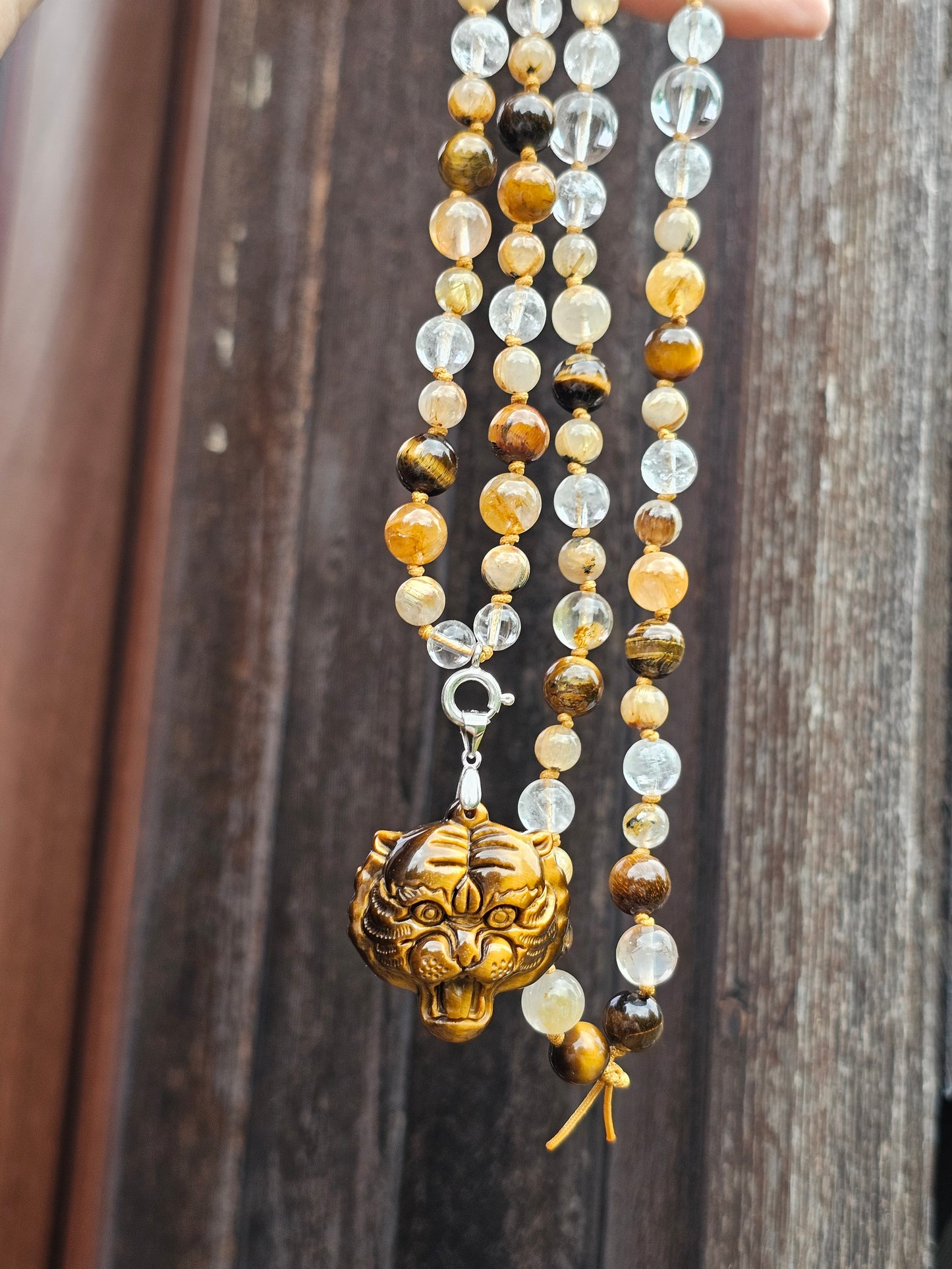 Collier Mala "Powerful" (pendentif à choisir)
