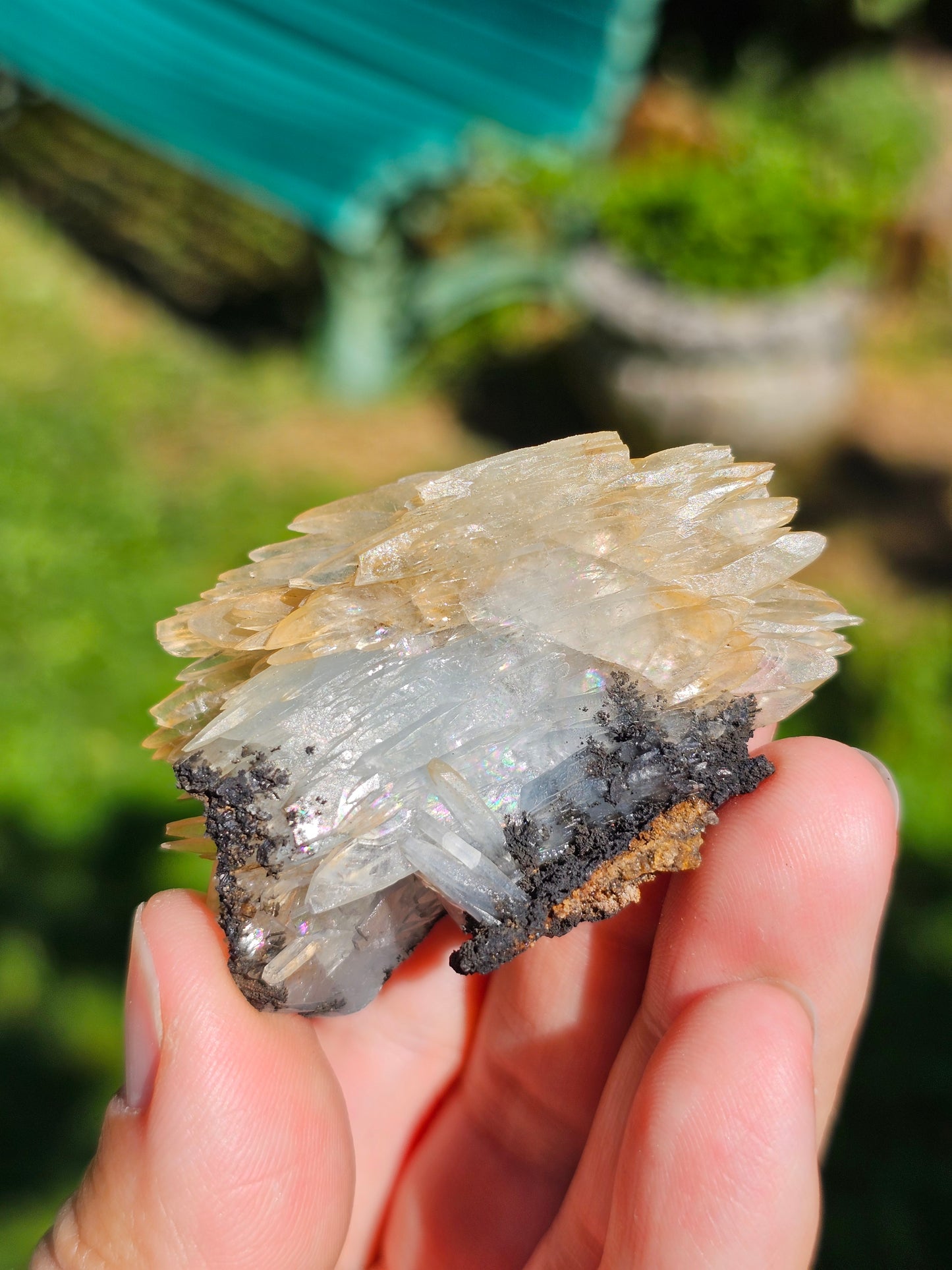 Baryte bleue du Maroc n°1