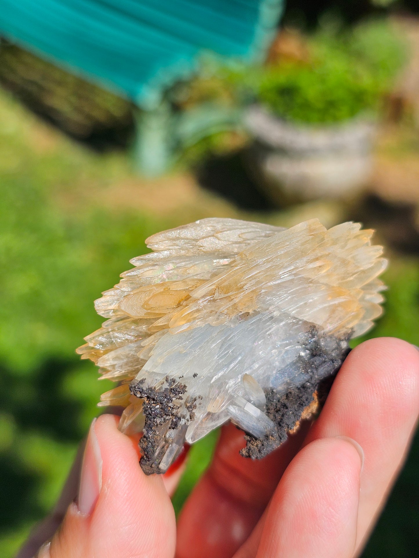 Baryte bleue du Maroc n°1