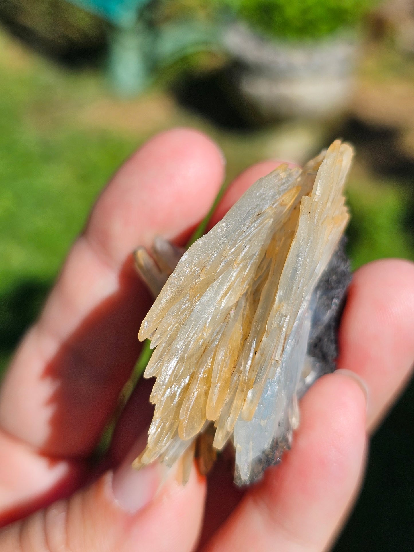 Baryte bleue du Maroc n°1