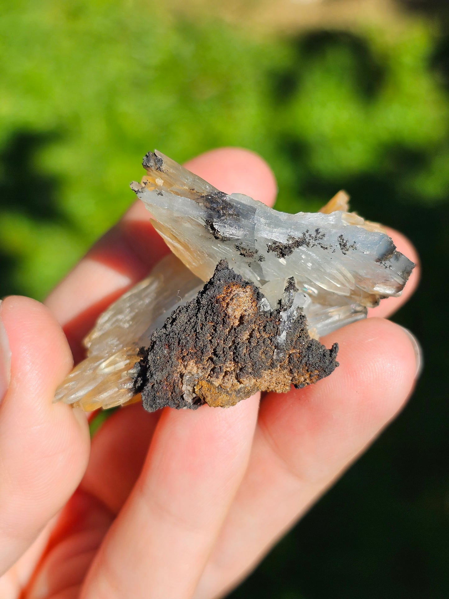 Baryte bleue du Maroc n°1