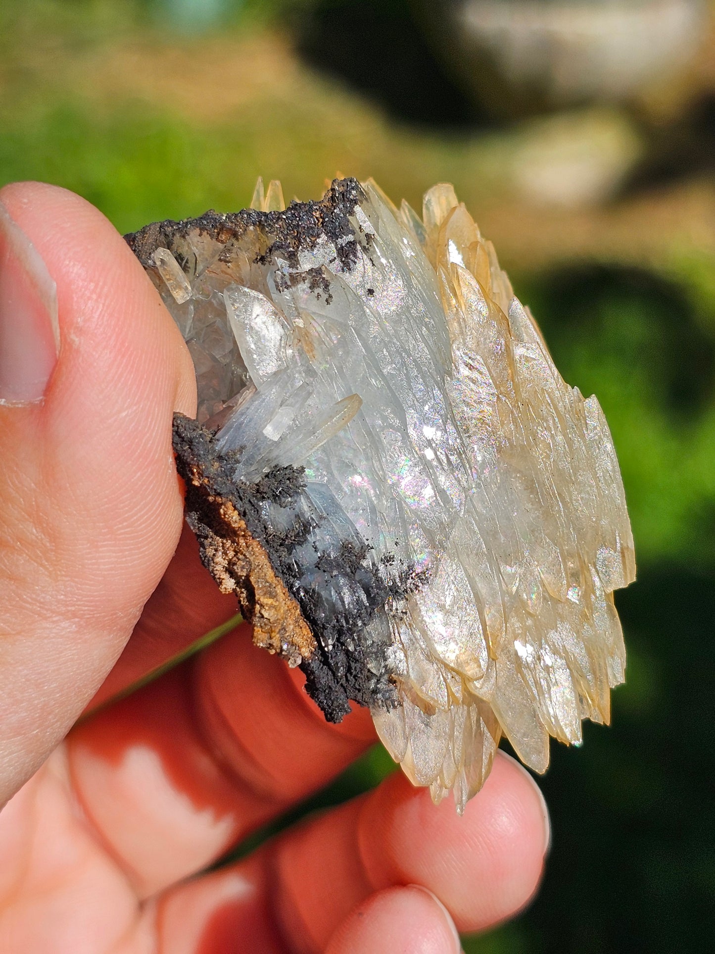 Baryte bleue du Maroc n°1
