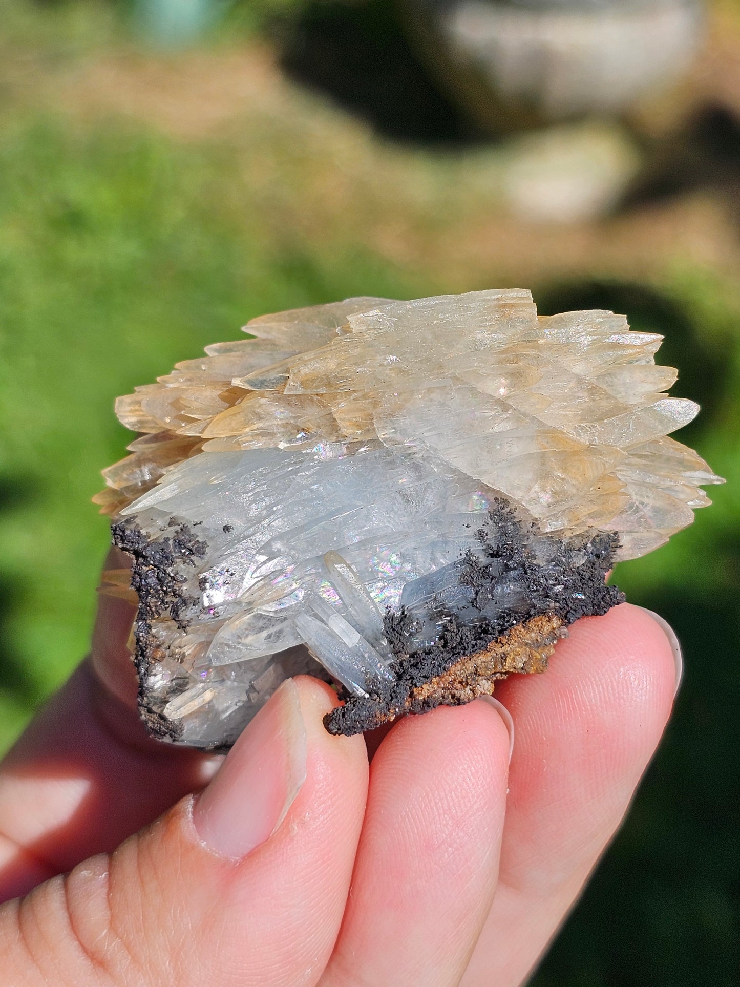Baryte bleue du Maroc n°1