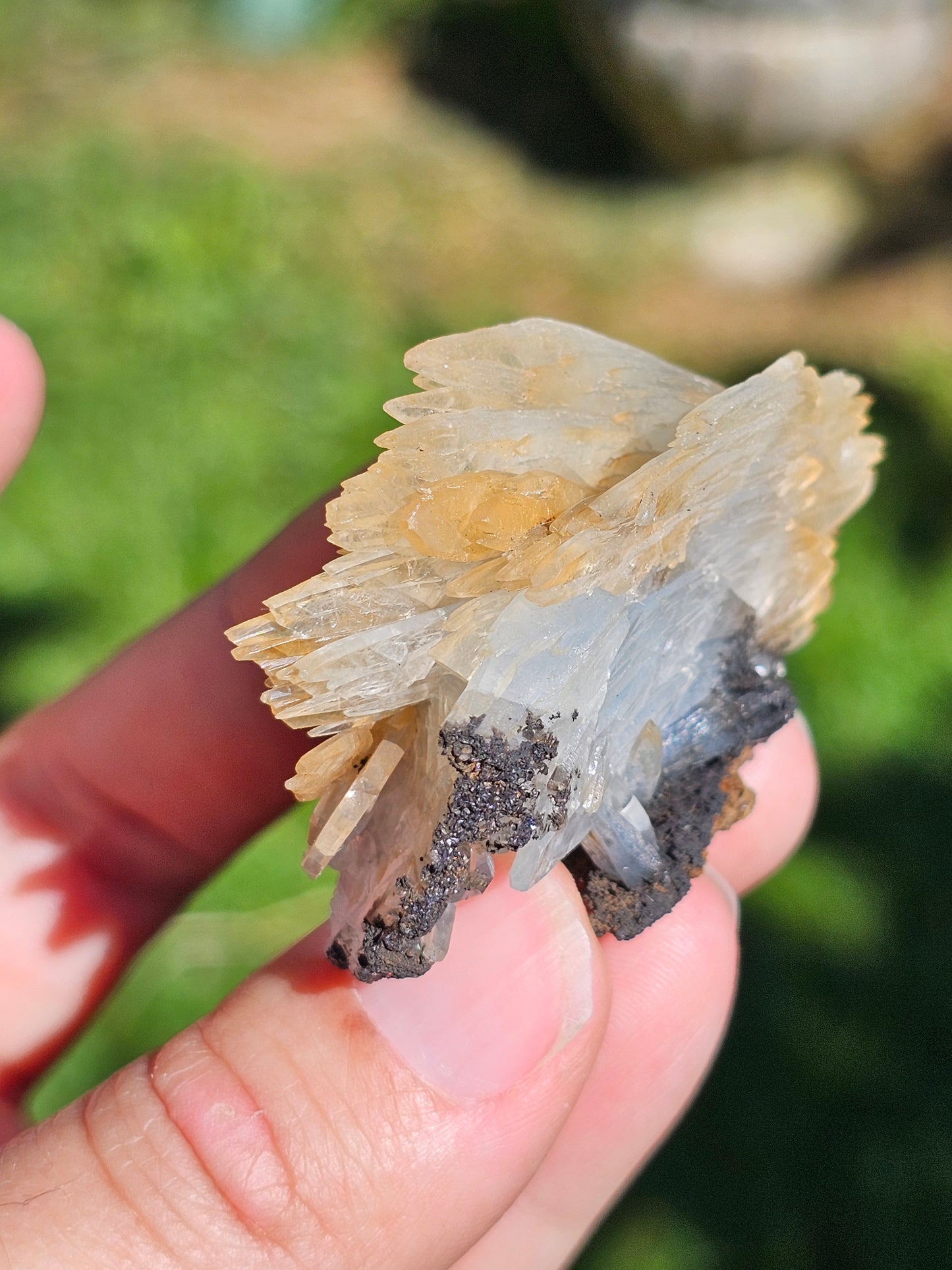 Baryte bleue du Maroc n°1
