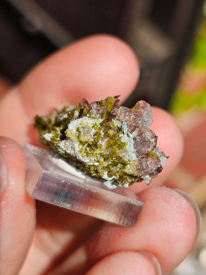 Axinite et Epidote du Pakistan n°3