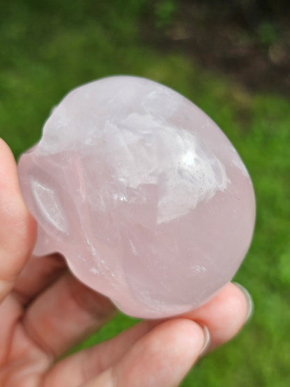Crâne Quartz rose