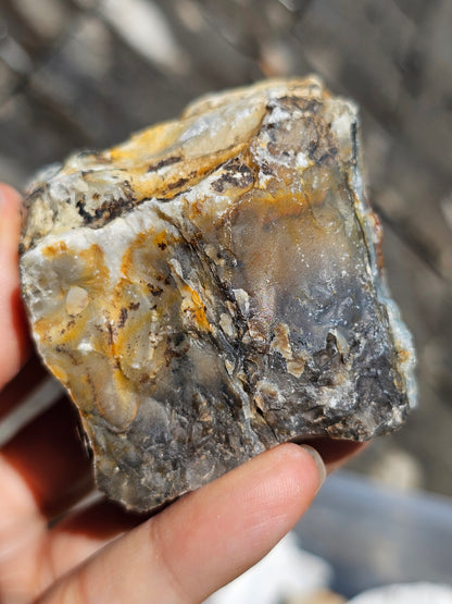 Agate volcan brute (à choisir)