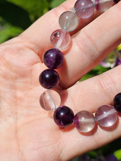 Bracelet Fluorite arc en ciel 10mm n°2