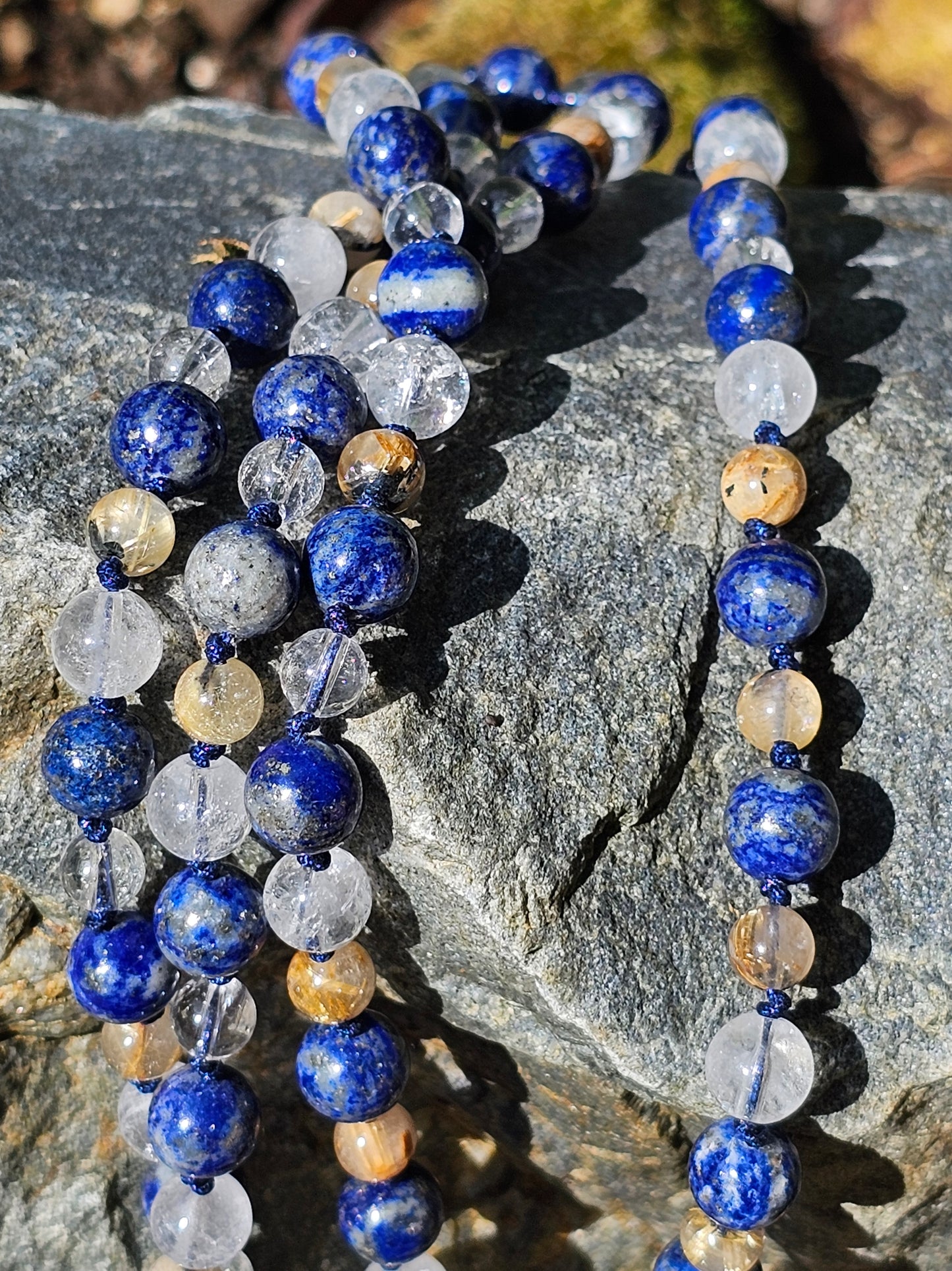 Collier Mala "Nuit étoilée"