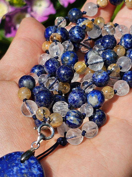 Collier Mala "Nuit étoilée"