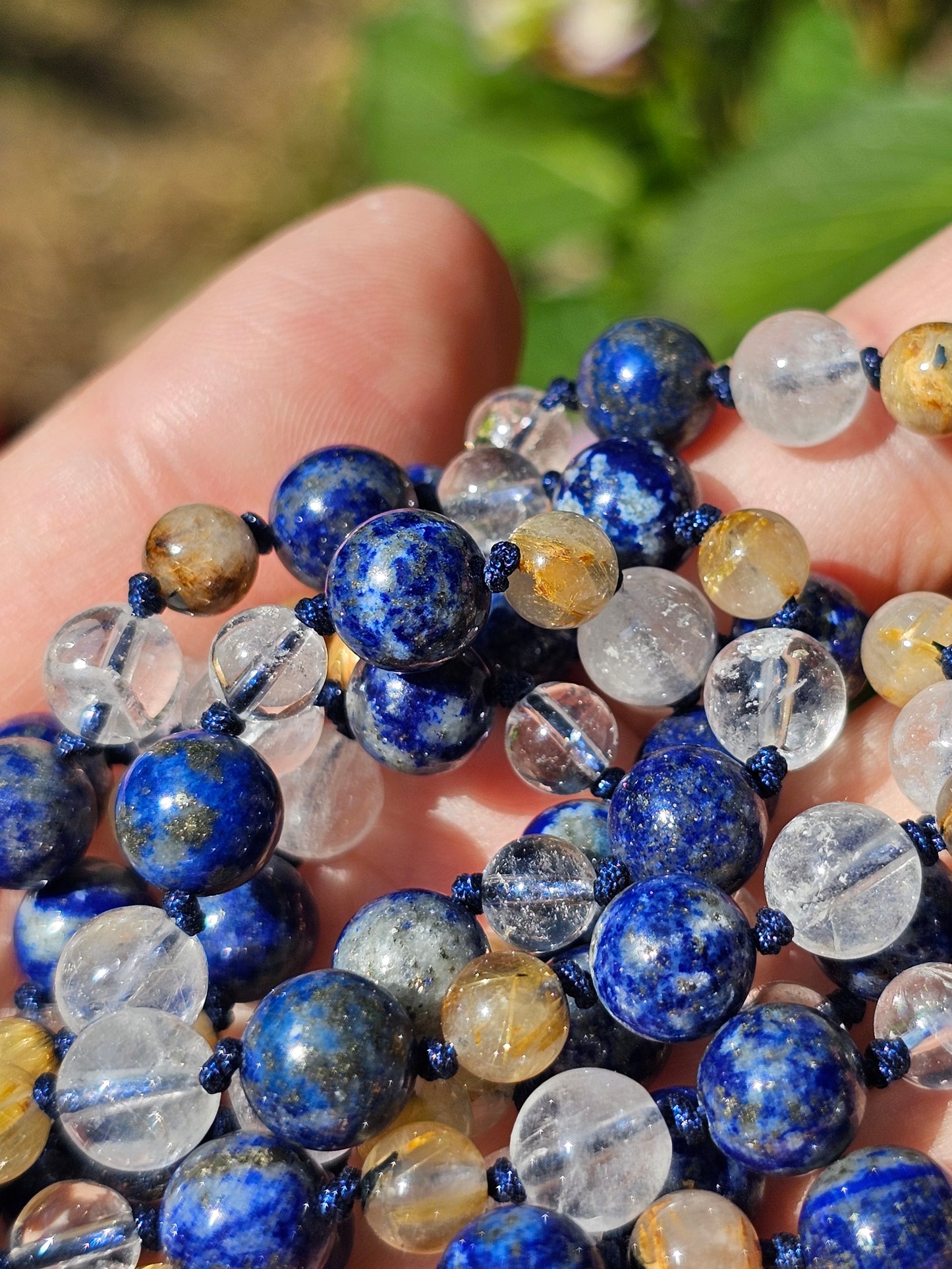 Collier Mala "Nuit étoilée"