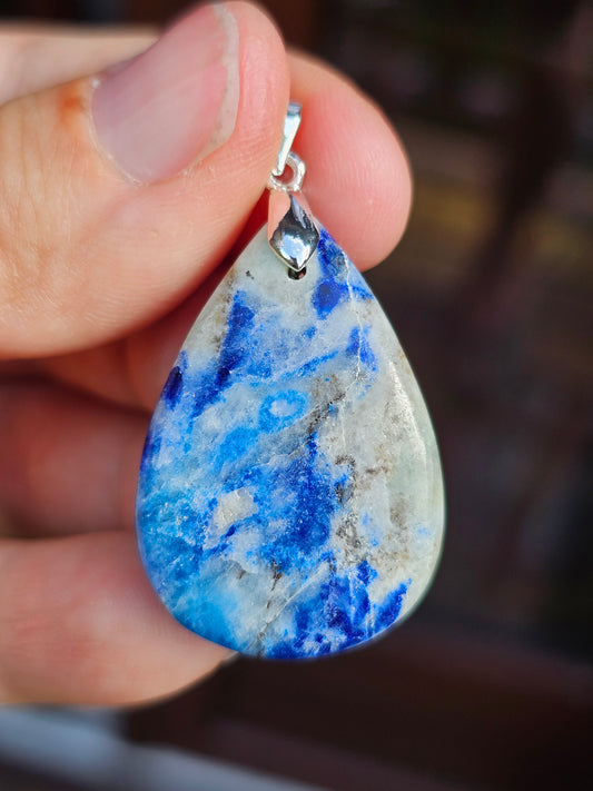 Pendentif Afghanite n°5 (réactif uv)