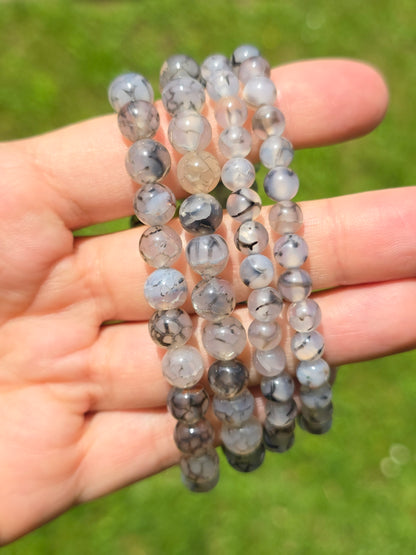 Bracelet en Agate dragon (2 tailles)