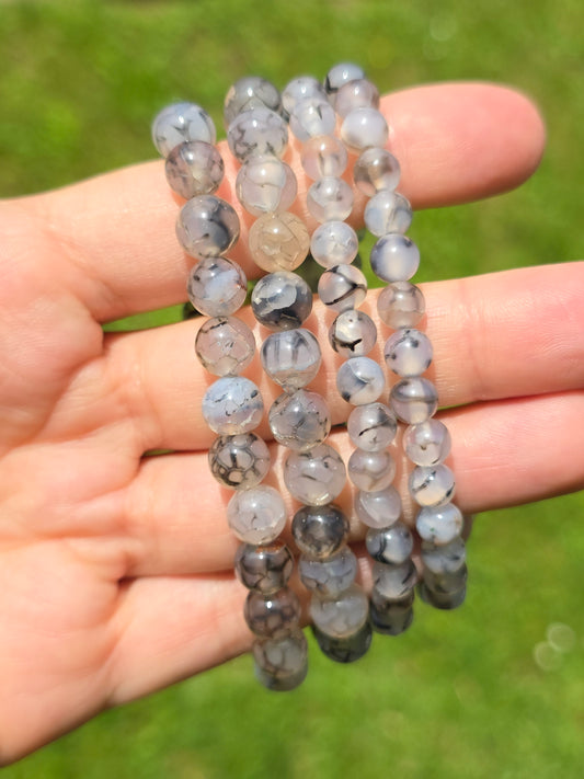 Bracelet en Agate dragon (2 tailles)