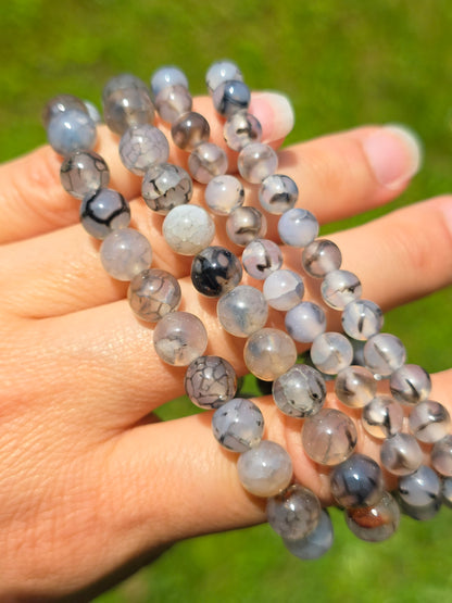 Bracelet en Agate dragon (2 tailles)