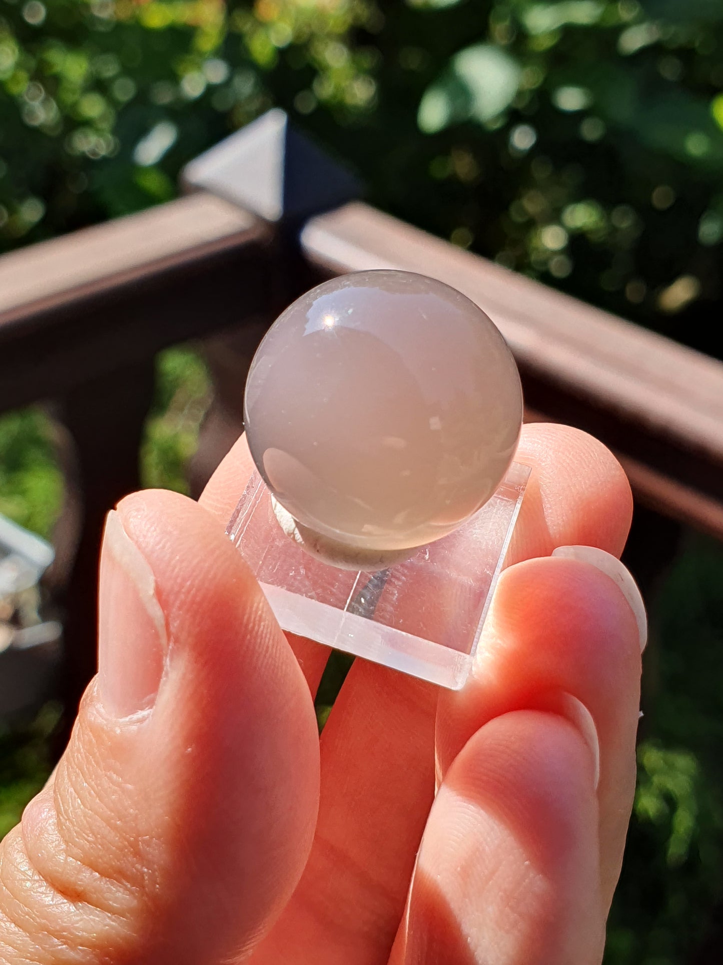Petite sphère Agate volcan O