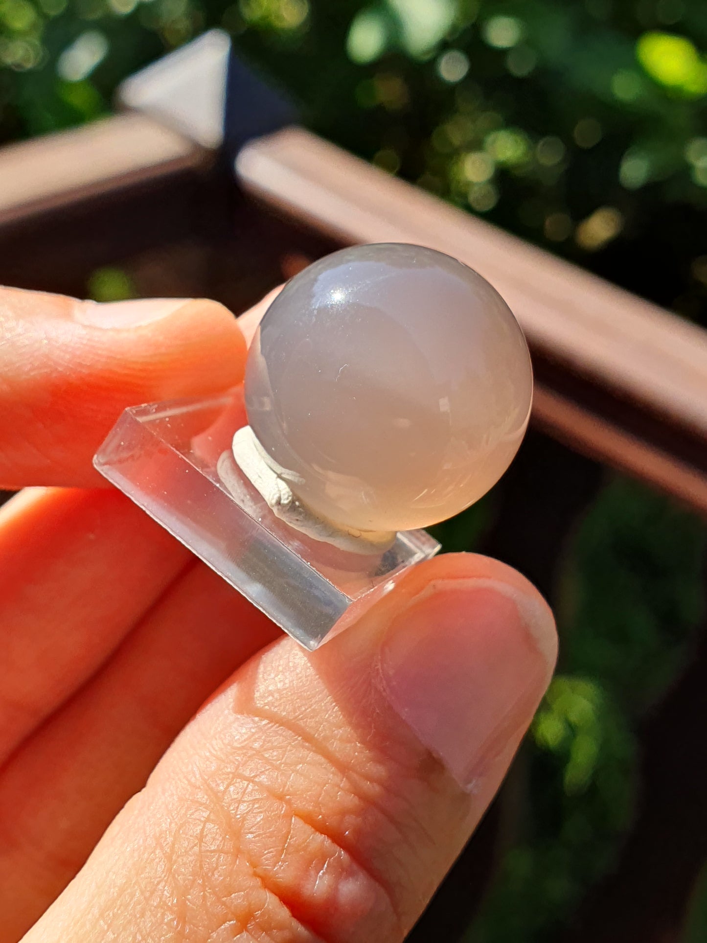 Petite sphère Agate volcan O
