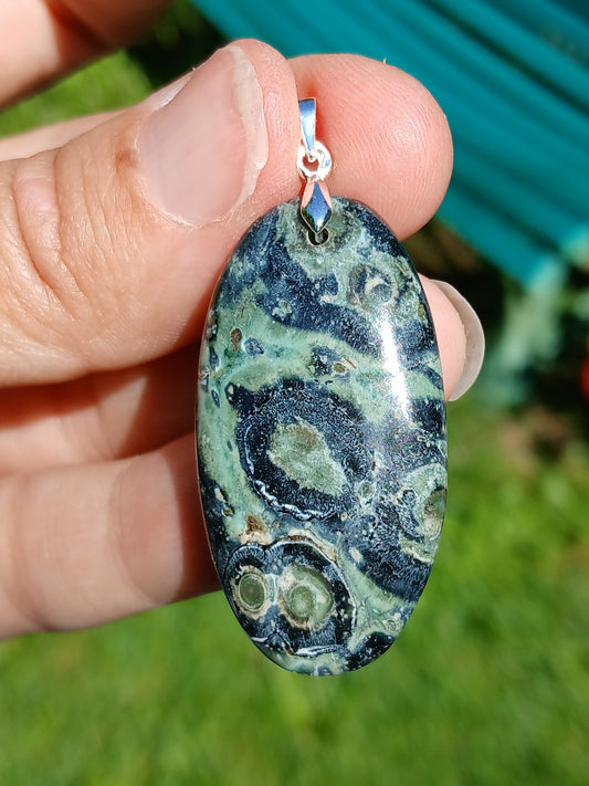 Pendentif Jaspe Kambaba n°1