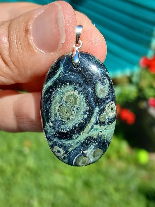 Pendentif Jaspe Kambaba n°3