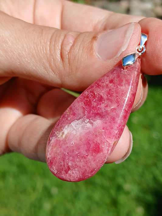 Pendentif Rhodonite D