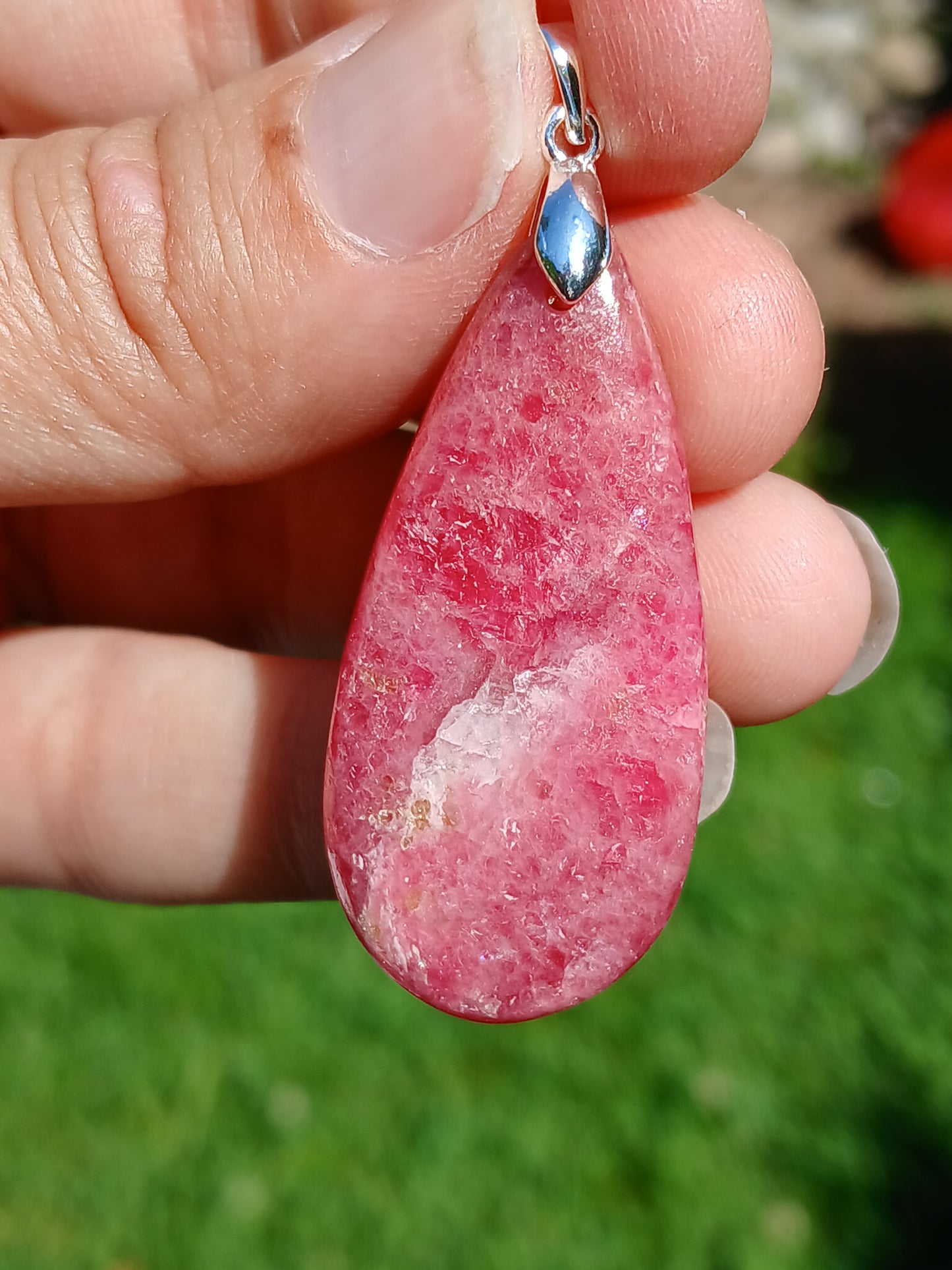 Pendentif Rhodonite D