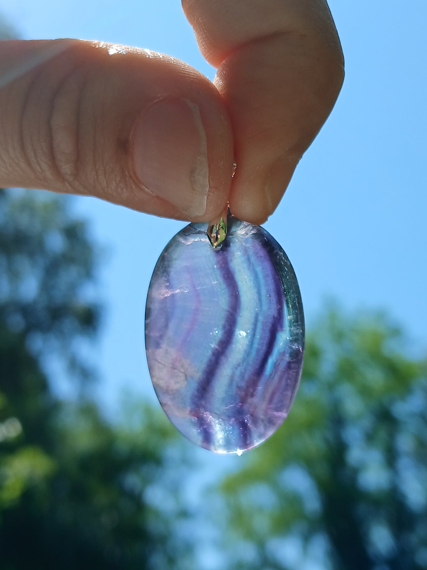 Pendentif Fluorite D