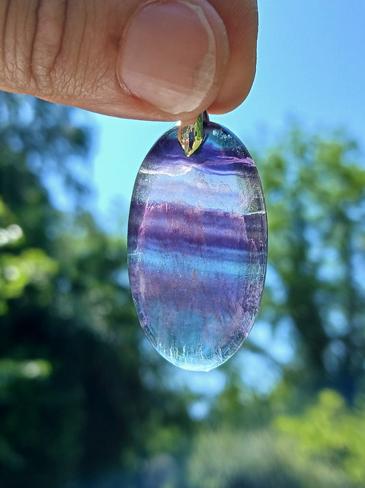 Pendentif Fluorite E