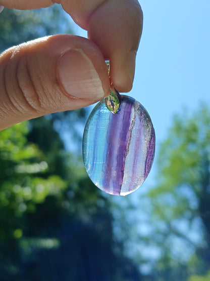 Pendentif Fluorite G