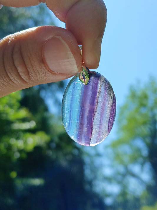 Pendentif Fluorite G