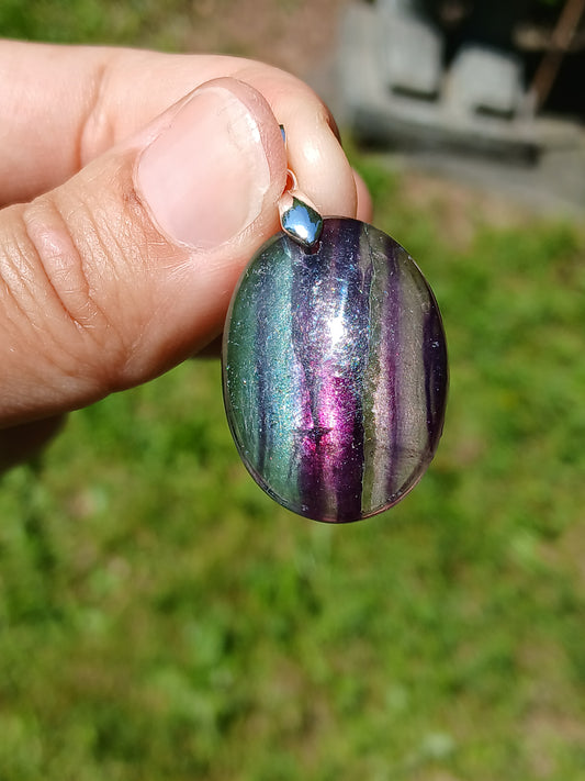 Pendentif Fluorite G