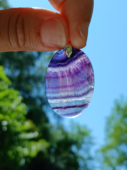 Pendentif Fluorite I