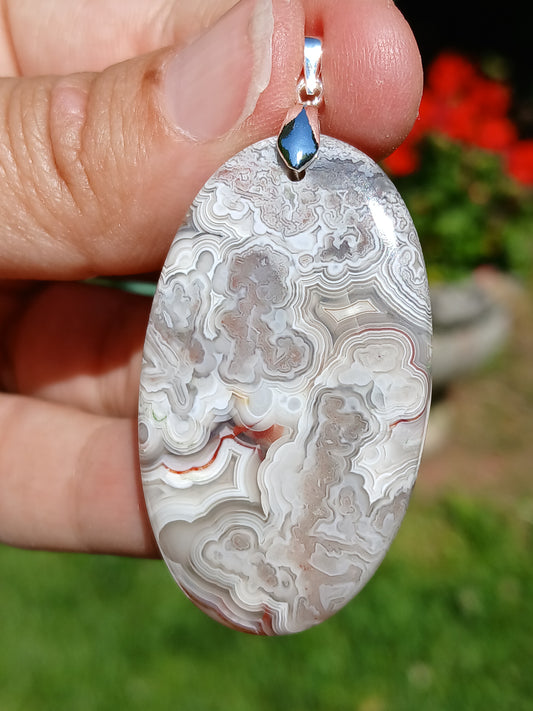 Pendentif Agate crazy lace n°5