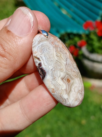 Pendentif Agate crazy lace n°7