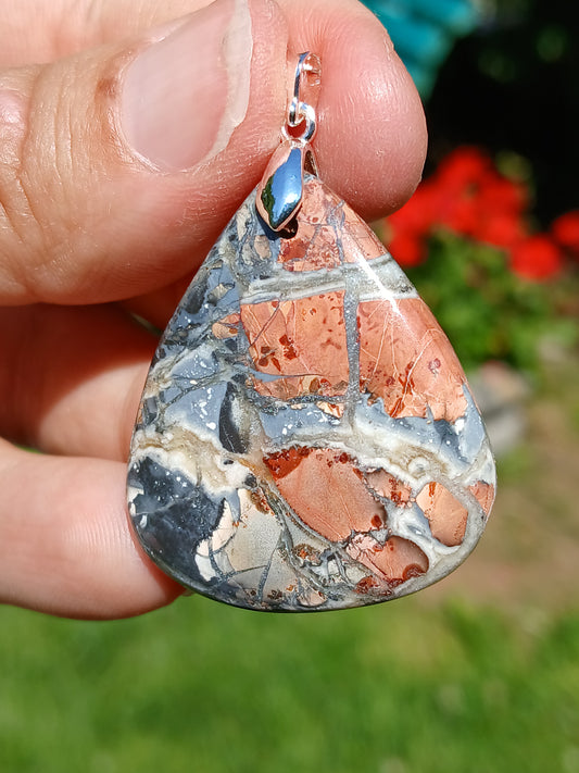 Pendentif Jaspe maligano n°4