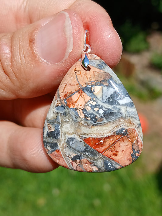 Pendentif Jaspe maligano n°6